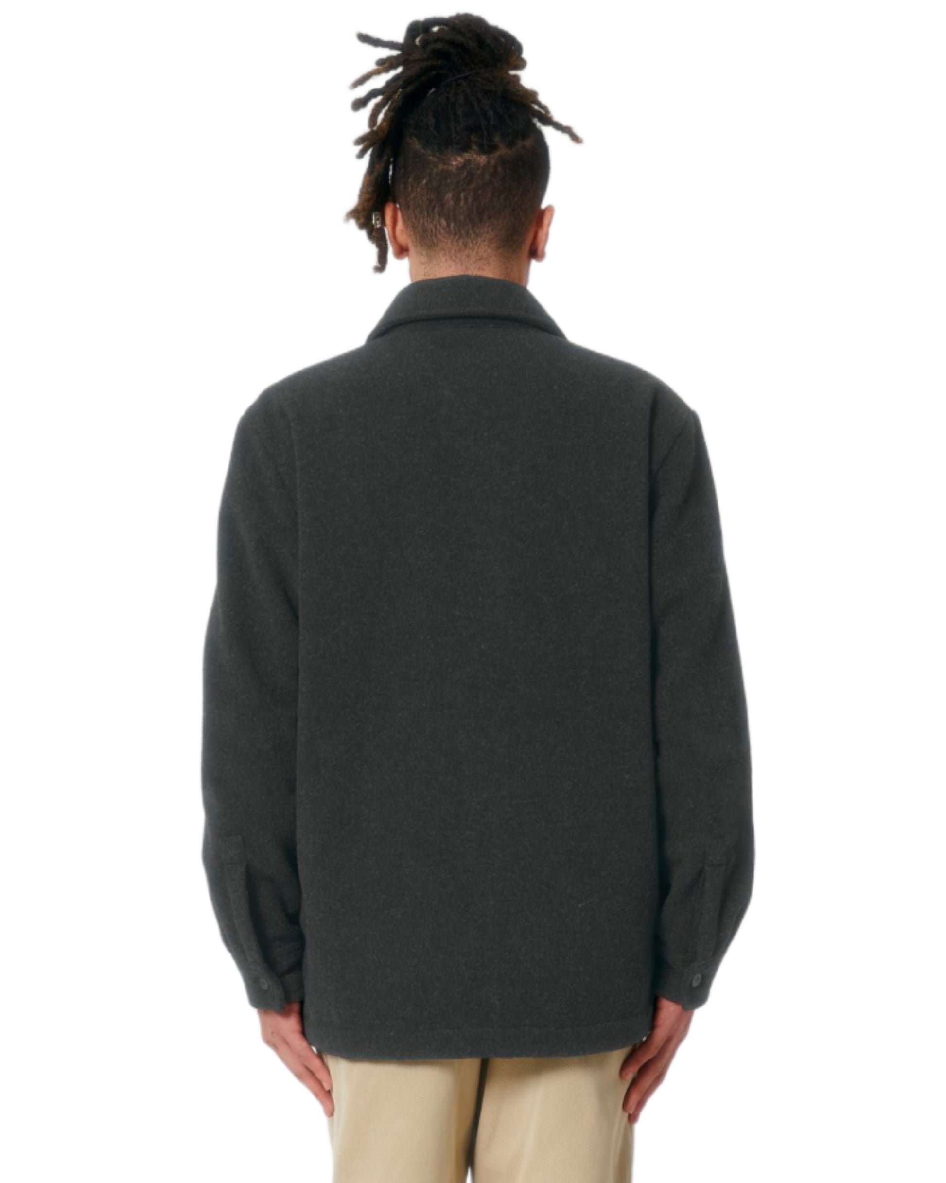YRBN Twill Brushed Shacket - yrbn