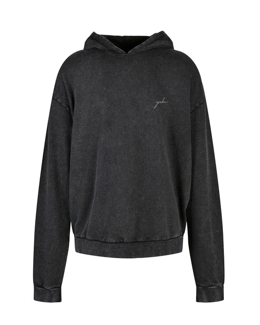 Acid Washed Oversize Hoodie - yrbn